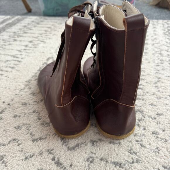 Aintap FeelBarefoot Handmade Barefoot Leather Boots - dark brown Size 40 - Picture 5 of 8